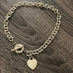 Tiffany heart toggle necklace